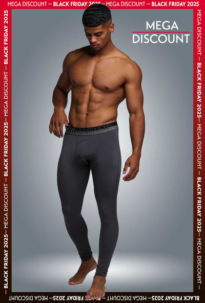 Compression Leggings 2.0 - Slate Grey - boxmenswear - {{variant_title}}