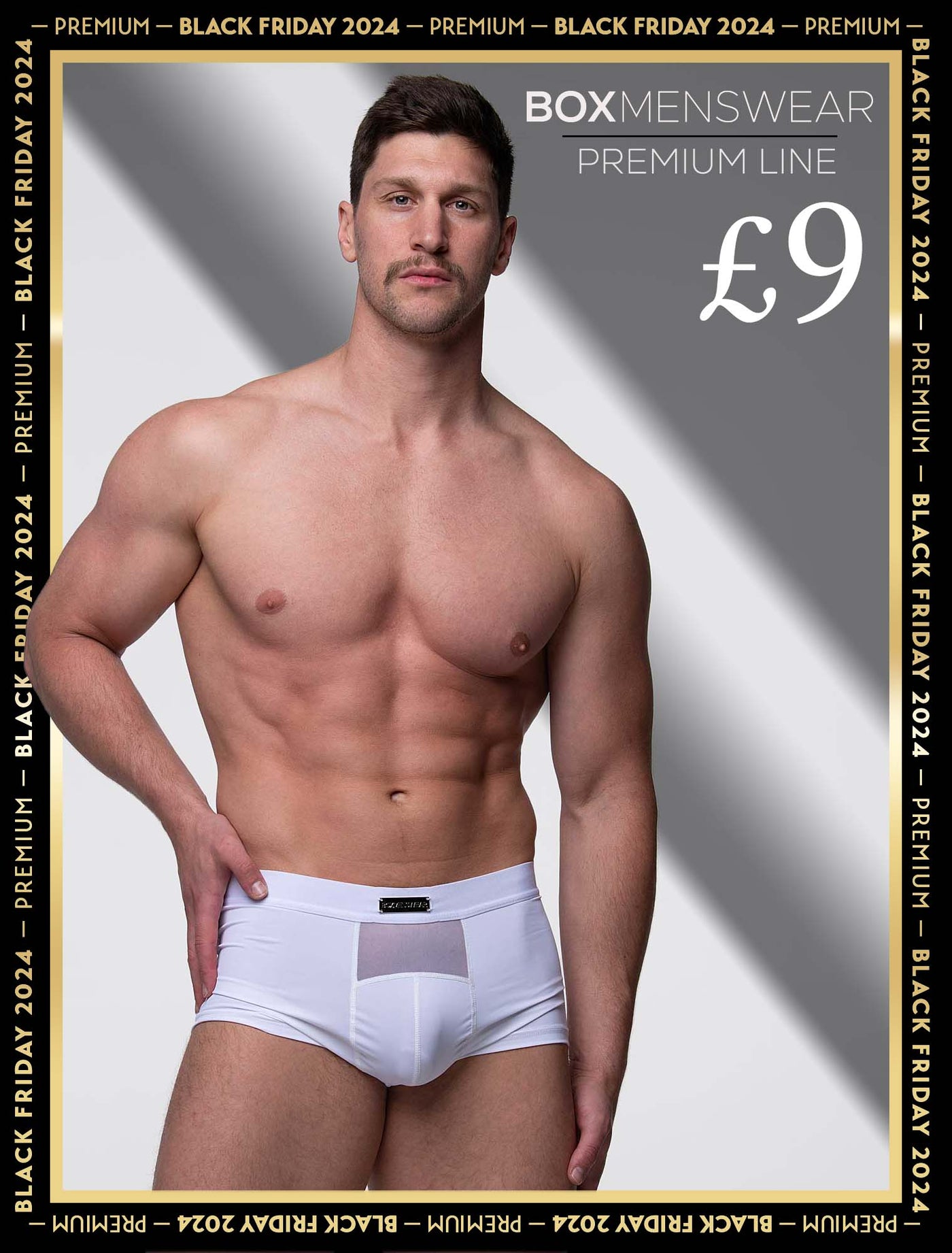 Mens Curved Mesh Boxers - White - boxmenswear - {{variant_title}}