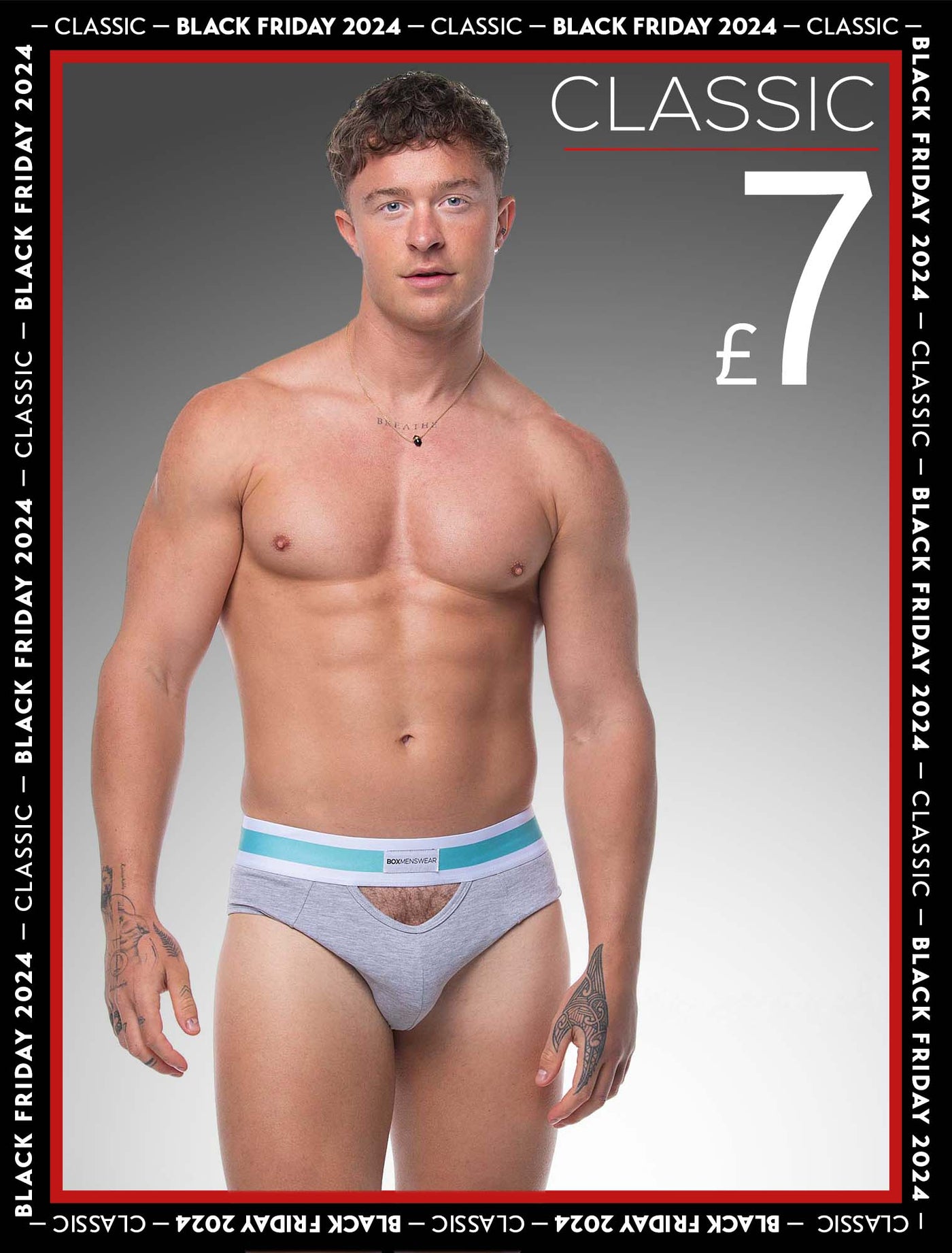 Mens Cut-Out Briefs - Grey - boxmenswear - {{variant_title}}