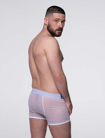 All Over Mesh Boxers - White - boxmenswear - {{variant_title}}