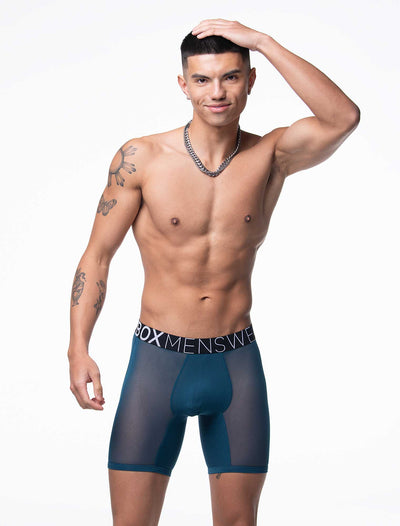 King Fit Mesh Panel - Transparent Crotch: Legion Blue - boxmenswear - {{variant_title}}