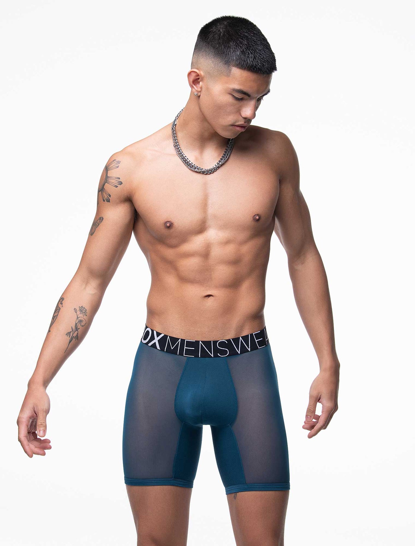 King Fit Mesh Panel - Transparent Crotch: Legion Blue - boxmenswear - {{variant_title}}