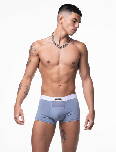 Mens Curved Mesh Boxers - Blue - boxmenswear - {{variant_title}}