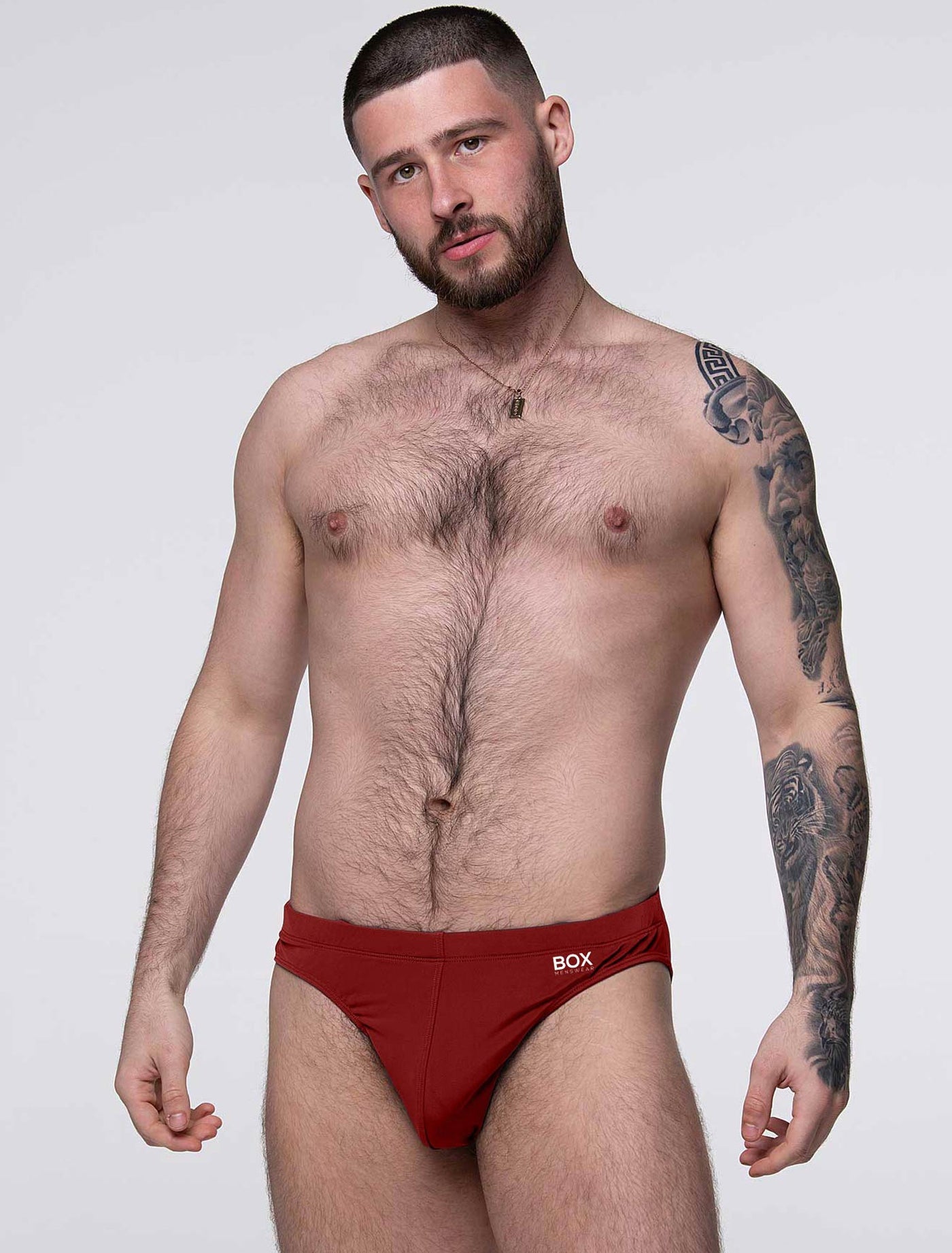 Swimming Trunks - Burgundy - boxmenswear - {{variant_title}}