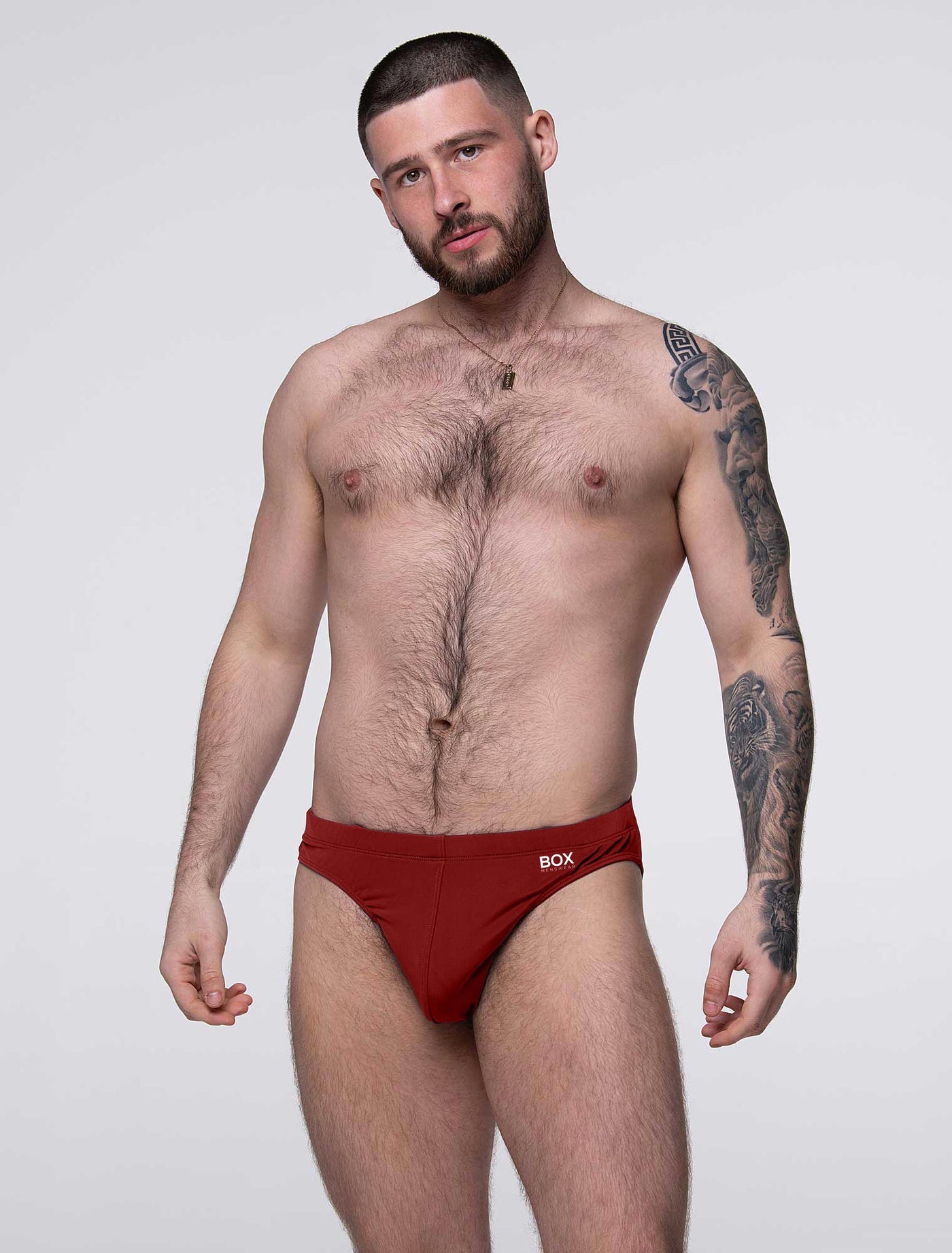 Swimming Trunks - Burgundy - boxmenswear - {{variant_title}}