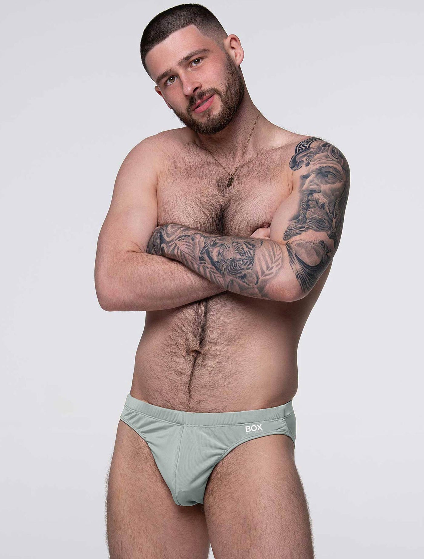 Swimming Trunks - Shoreline Grey - boxmenswear - {{variant_title}}