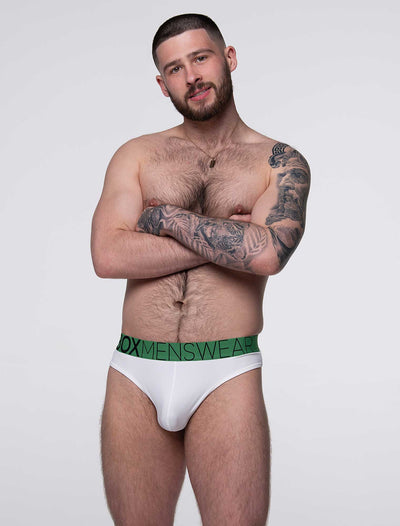 Brazilian Butt Briefs - Sugar Loaf White - boxmenswear - {{variant_title}}