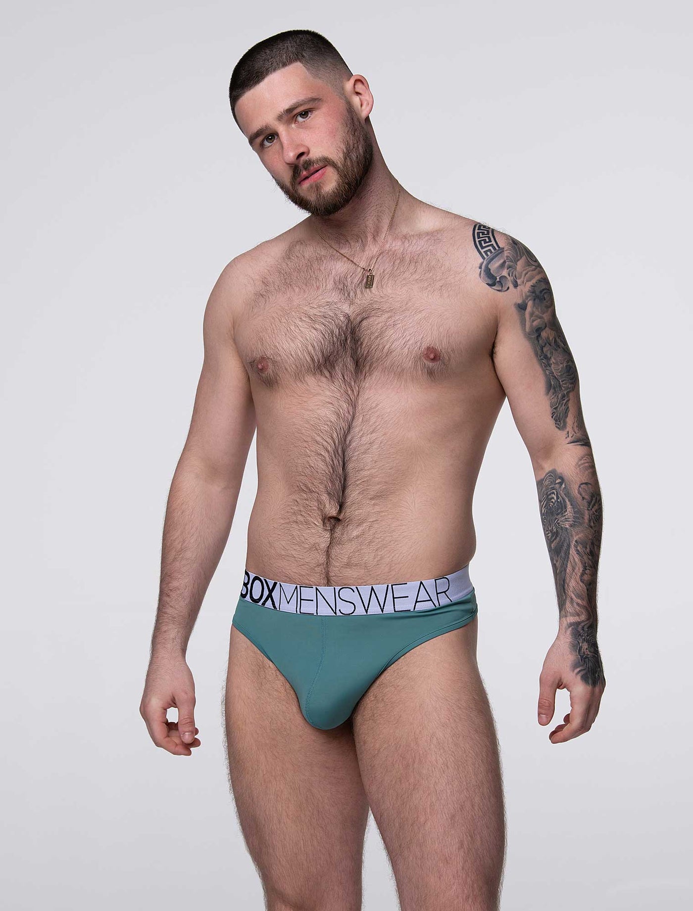 Brazilian Butt Briefs - Amazon Green - boxmenswear - {{variant_title}}