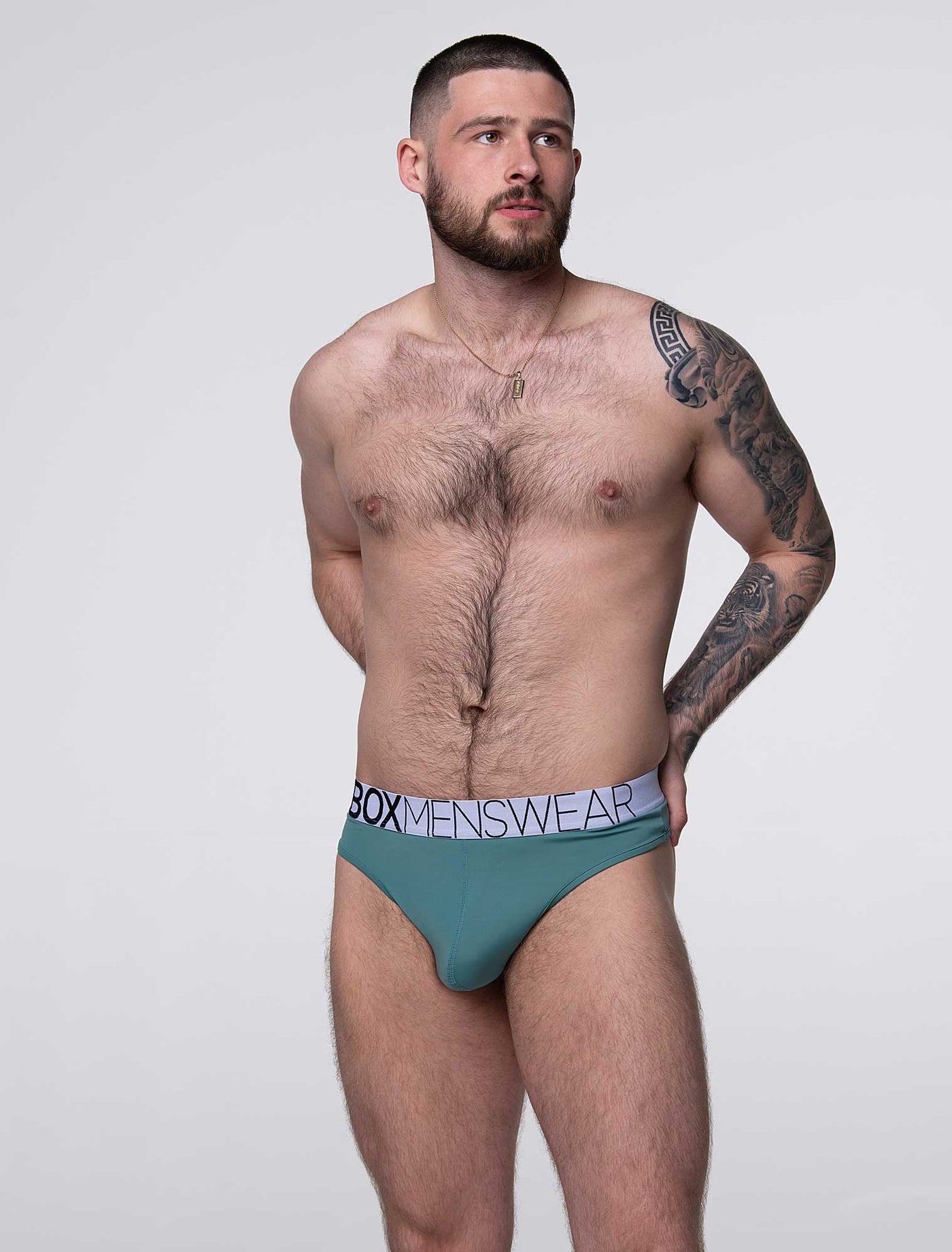 Brazilian Butt Briefs - Amazon Green - boxmenswear - {{variant_title}}