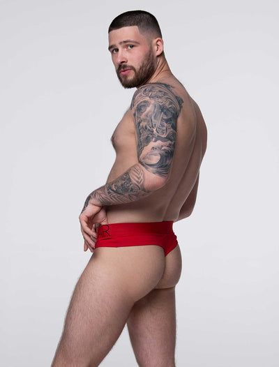 Brazilian Butt Briefs - Capoeira Red - boxmenswear - {{variant_title}}