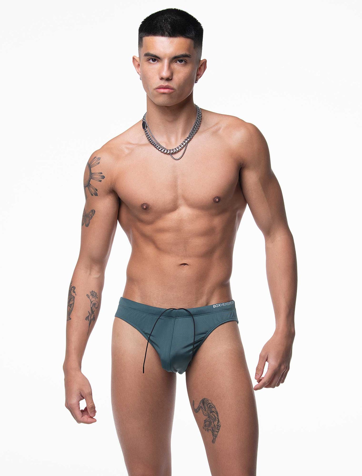 Swimming Trunks - Pine Green - boxmenswear - {{variant_title}}