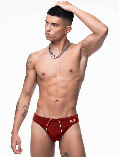 Swimming Trunks - Burgundy - boxmenswear - {{variant_title}}