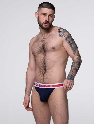 '90s Knit Jockstrap - Dallas Navy - boxmenswear - {{variant_title}}