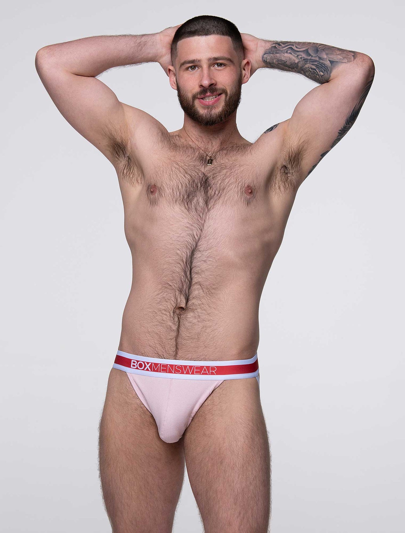 '90s Knit Jockstrap - Champion Pink - boxmenswear - {{variant_title}}