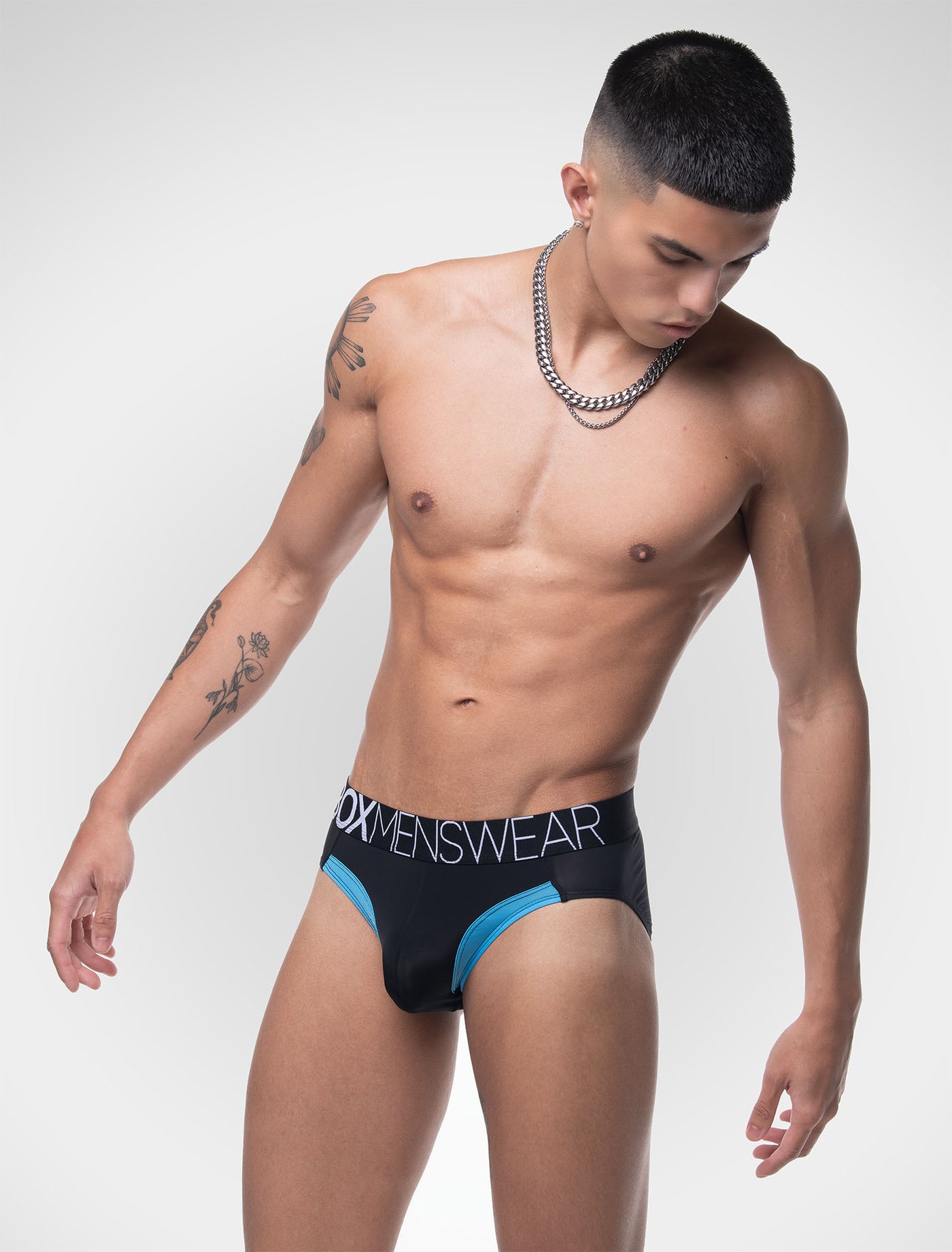 Prince Fit Briefs - Black & Blue - boxmenswear - {{variant_title}}