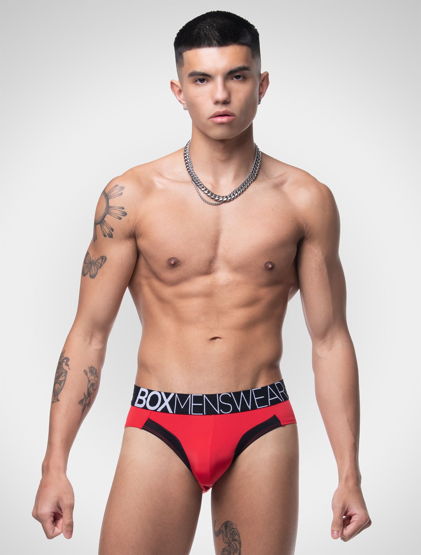 Prince Fit Briefs - Red & Black - boxmenswear - {{variant_title}}