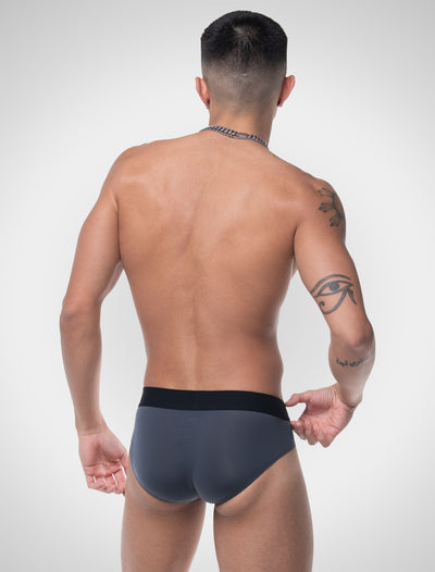 Prince Fit Briefs - Grey & Blue - boxmenswear - {{variant_title}}