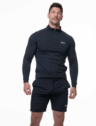 Active Panelled Sports Shorts - Black - boxmenswear - {{variant_title}}