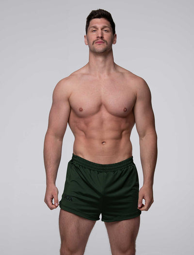 Compound Jock Shorts - Military Green - boxmenswear - {{variant_title}}