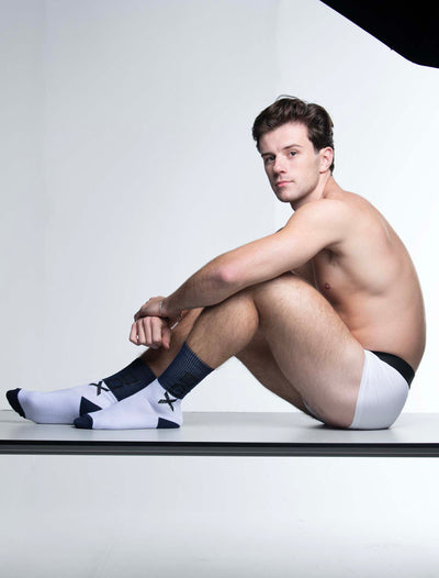 Box Sports Socks - Deep Navy Colour Block - boxmenswear - {{variant_title}}