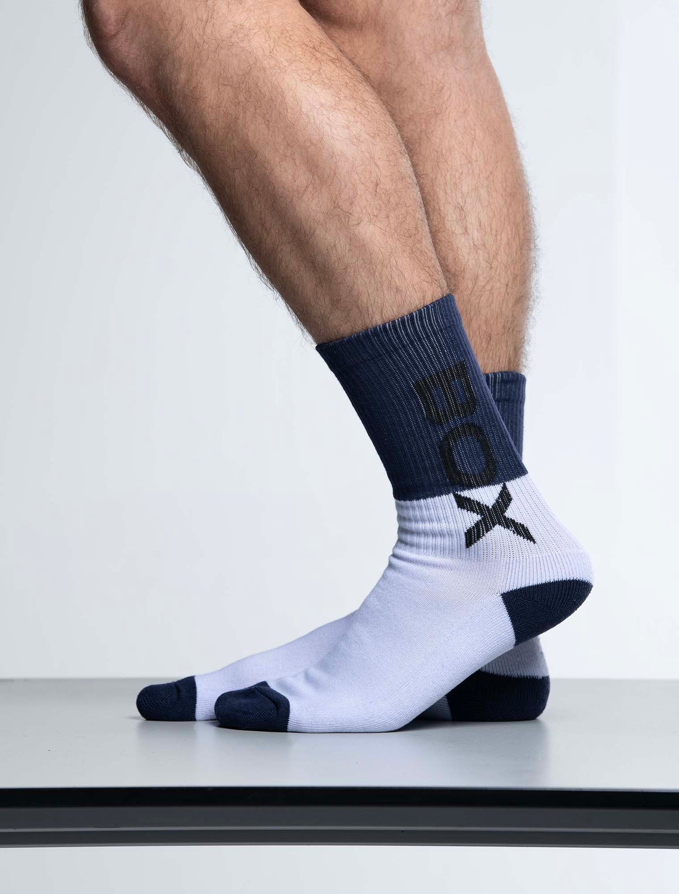 Box Sports Socks - Deep Navy Colour Block - boxmenswear - {{variant_title}}