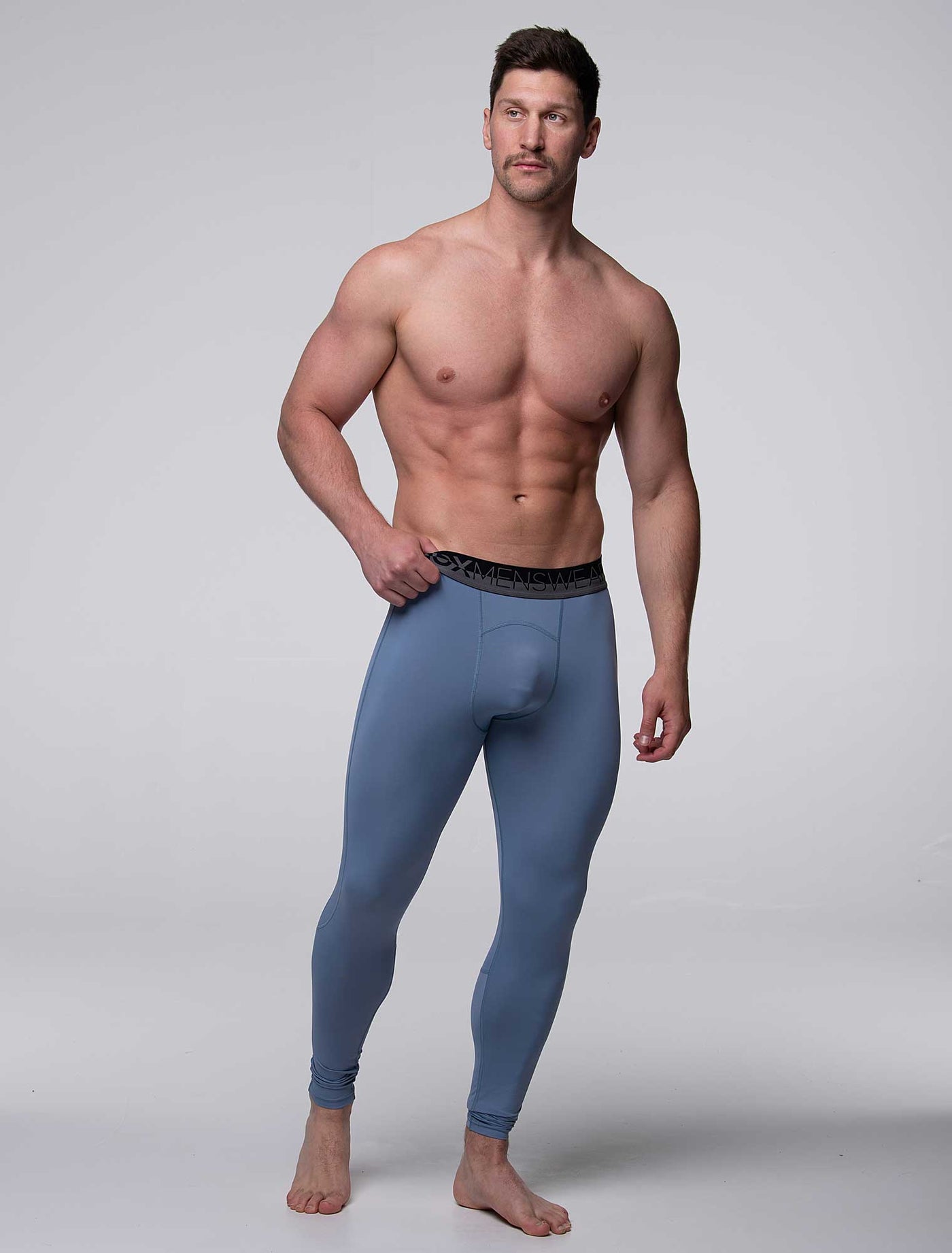 Compression Leggings 2.0 - Crystal Blue - boxmenswear - {{variant_title}}