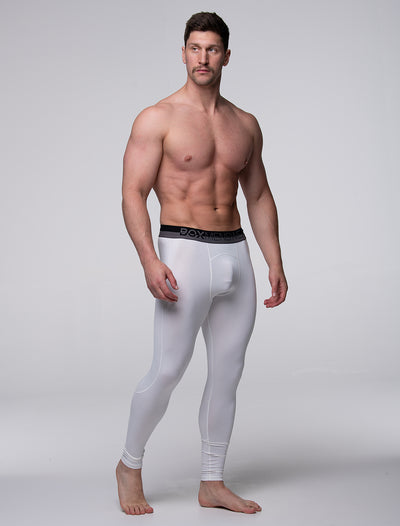 Compression Leggings 2.0 - White - boxmenswear - {{variant_title}}