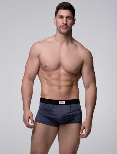 Marl Moment Boxers - Platinum Navy - boxmenswear - {{variant_title}}