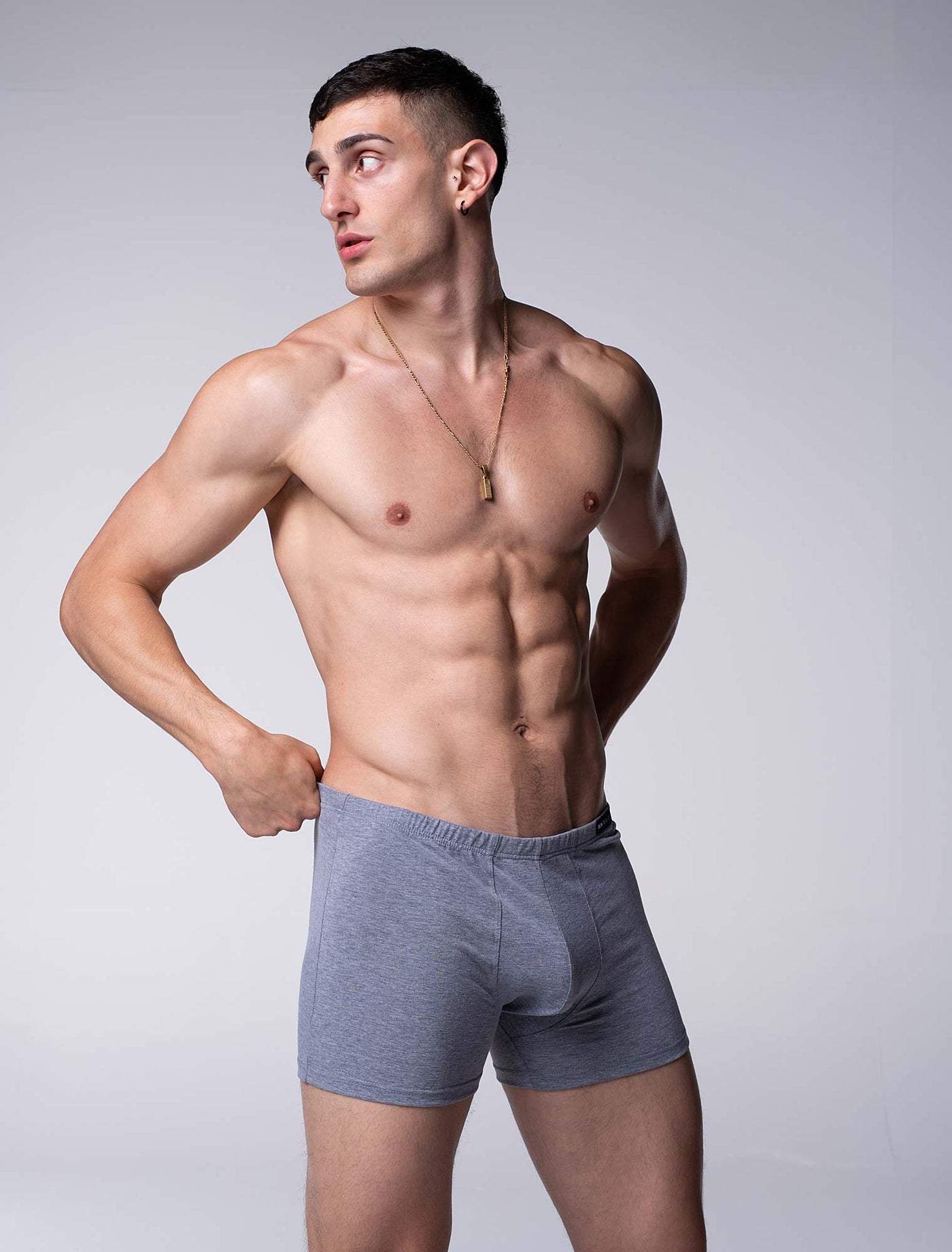 Minimal Boxers - Melange Grey - boxmenswear - {{variant_title}}