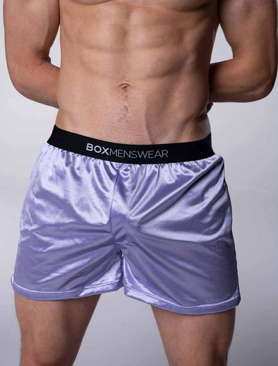 Silk Decline Boxer Shorts - Illustrious Lavender - boxmenswear - {{variant_title}}