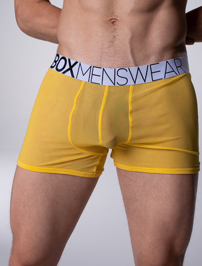 All Over Mesh Boxers - Mellow Yellow - boxmenswear - {{variant_title}}