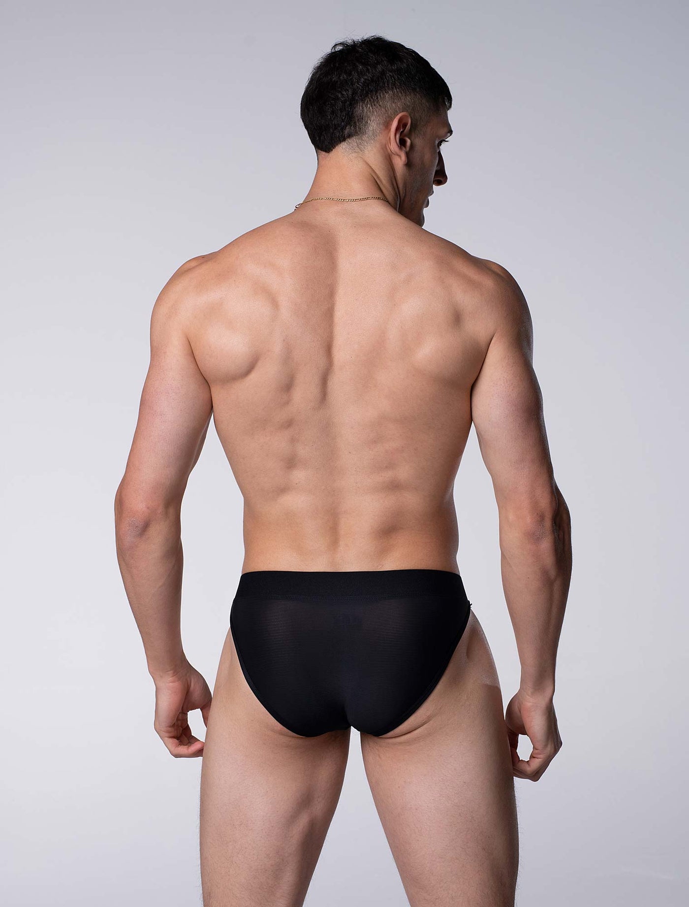 V-Shape Briefs - Hard Black - boxmenswear - {{variant_title}}