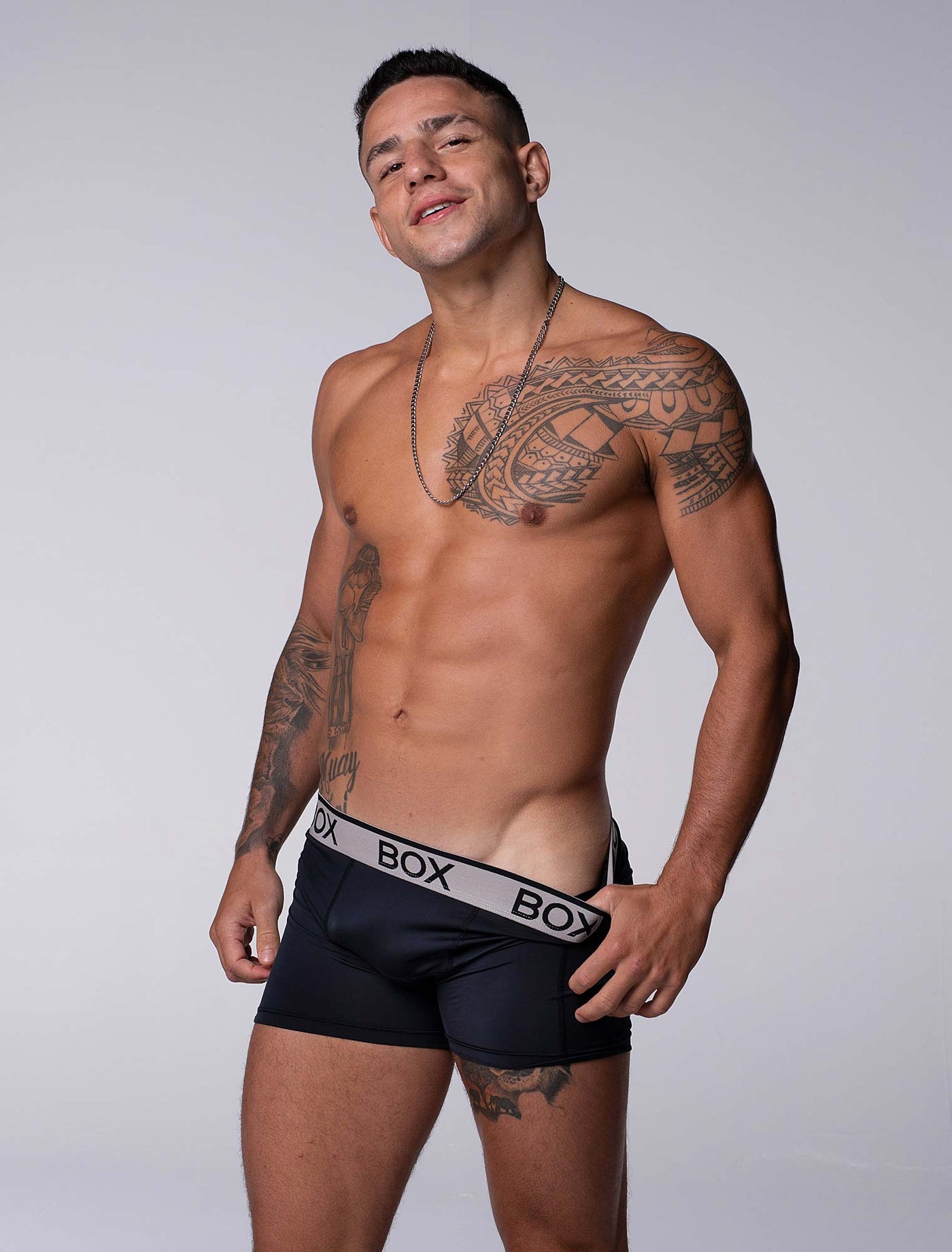 Mens Sports Boxers - Black Intensity - boxmenswear - {{variant_title}}