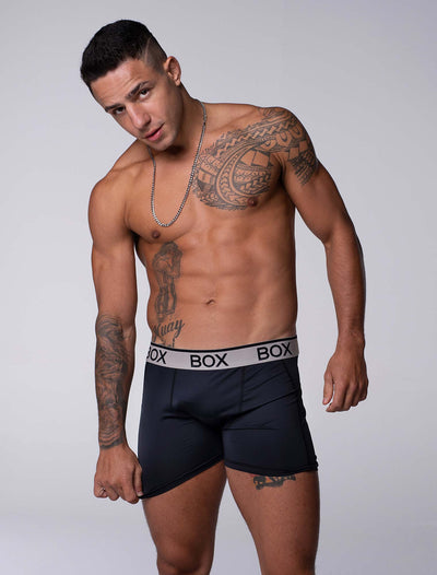 Mens Sports Boxers - Black Intensity - boxmenswear - {{variant_title}}