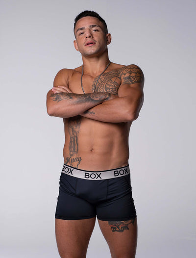 Mens Sports Boxers - Black Intensity - boxmenswear - {{variant_title}}