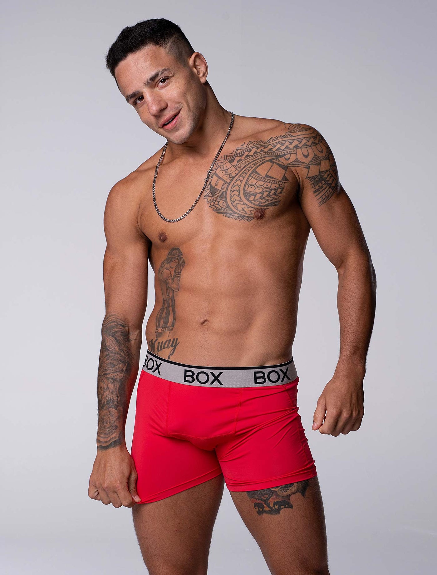 Mens Sports Boxers - Red Ignition - boxmenswear - {{variant_title}}