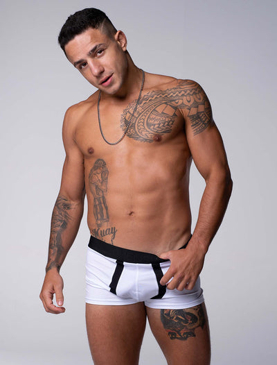 Motion Mesh Boxers - White - boxmenswear - {{variant_title}}