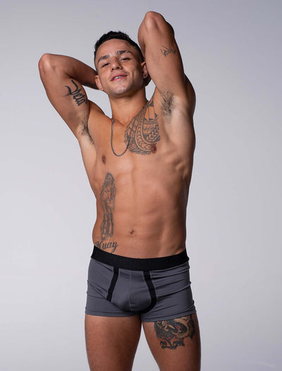 Motion Mesh Boxers - Grey - boxmenswear - {{variant_title}}