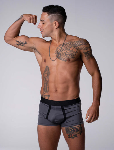 Motion Mesh Boxers - Grey - boxmenswear - {{variant_title}}