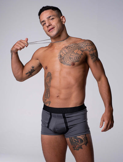 Motion Mesh Boxers - Grey - boxmenswear - {{variant_title}}