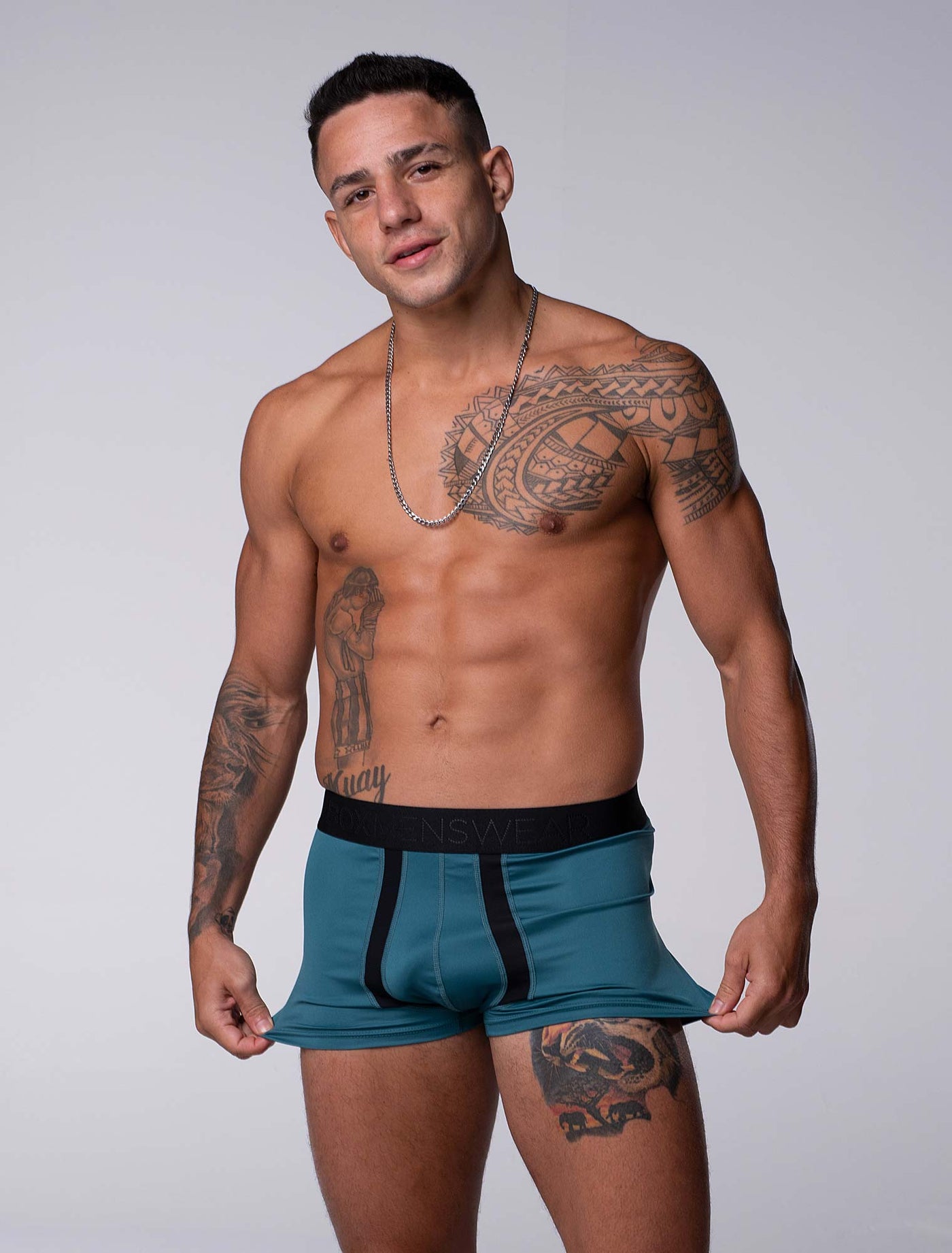 Motion Mesh Boxers - Aqua - boxmenswear - {{variant_title}}