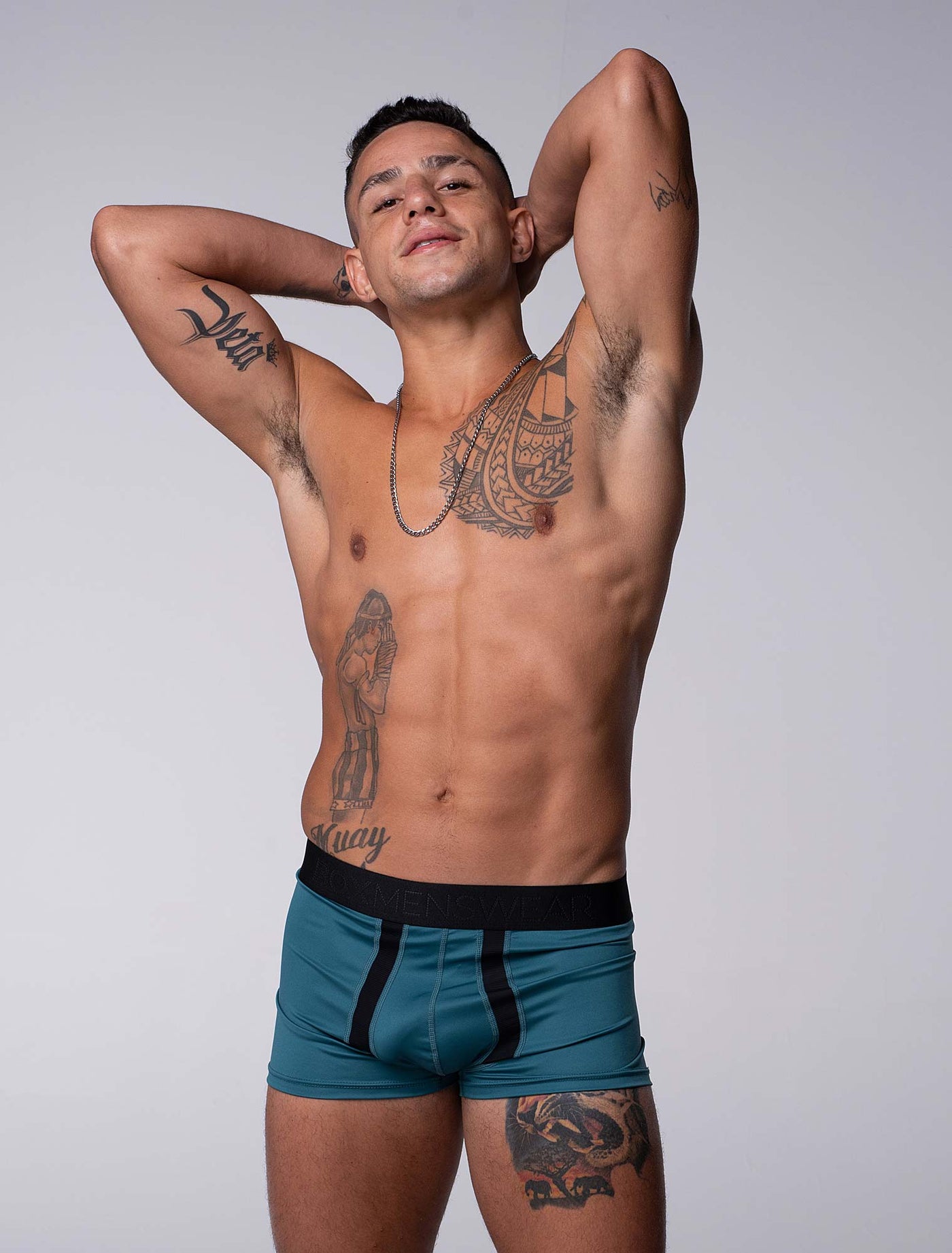 Motion Mesh Boxers - Aqua - boxmenswear - {{variant_title}}