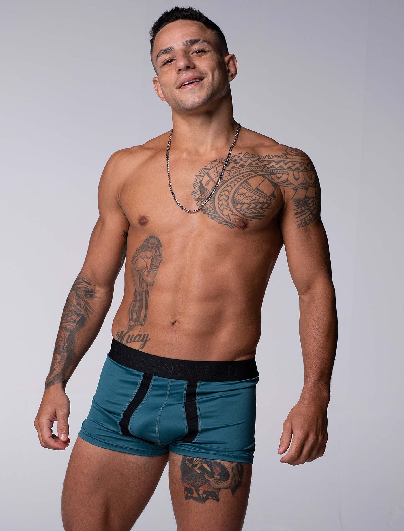 Motion Mesh Boxers - Aqua - boxmenswear - {{variant_title}}