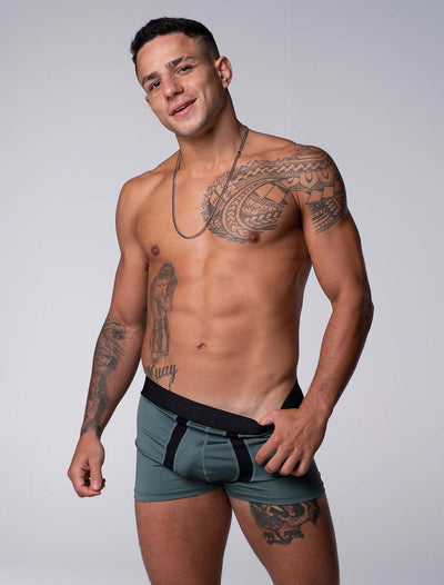 Motion Mesh Boxers - Military Green - boxmenswear - {{variant_title}}