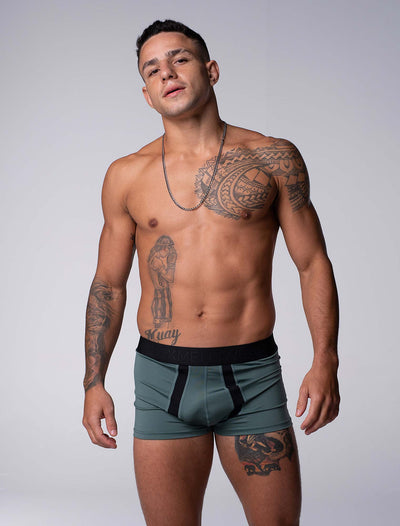 Motion Mesh Boxers - Military Green - boxmenswear - {{variant_title}}