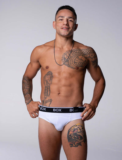 Box x Elliott: Elite Briefs - Arctic White - boxmenswear - {{variant_title}}