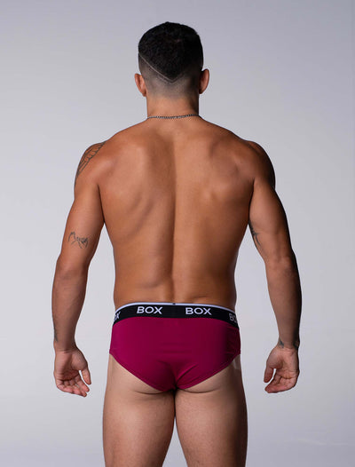 Box x Elliott: Elite Briefs - Rich Burgundy - boxmenswear - {{variant_title}}