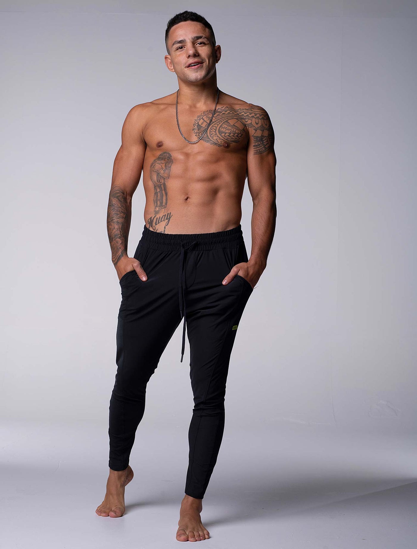 V2 Active Panelled Joggers - Black - boxmenswear - {{variant_title}}