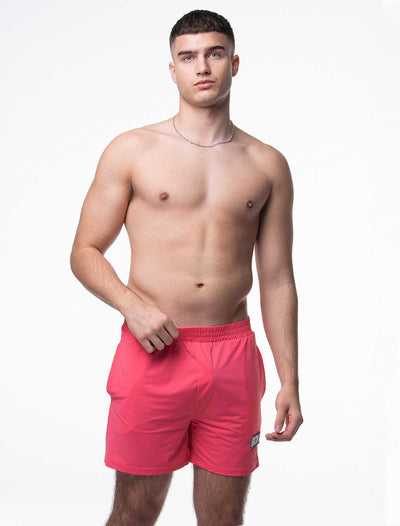 Mesh Football Shorts - Mascot Pink - boxmenswear - {{variant_title}}