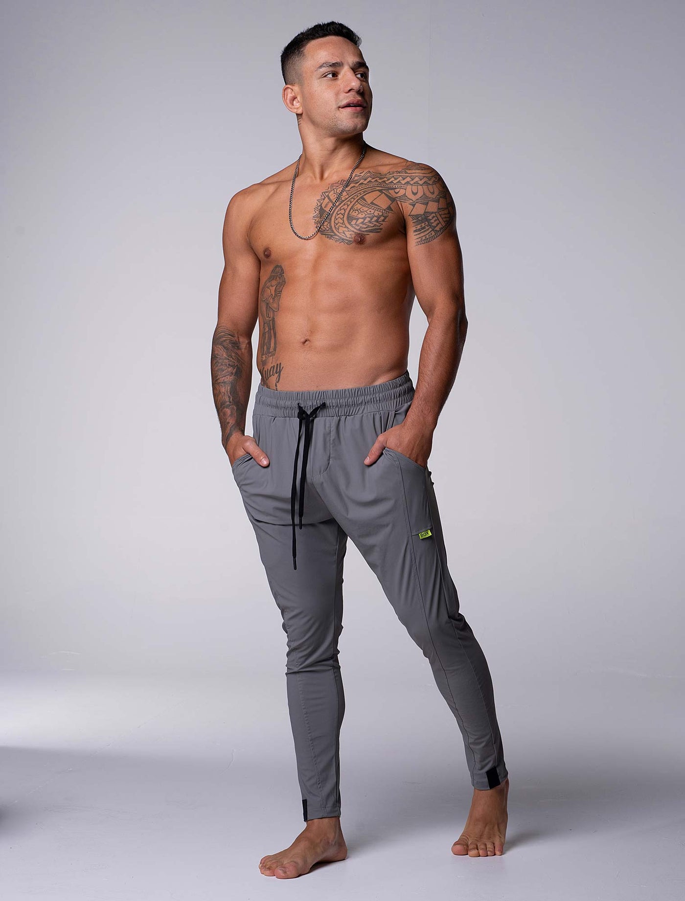 V2 Active Panelled Joggers - Slate Grey - boxmenswear - {{variant_title}}